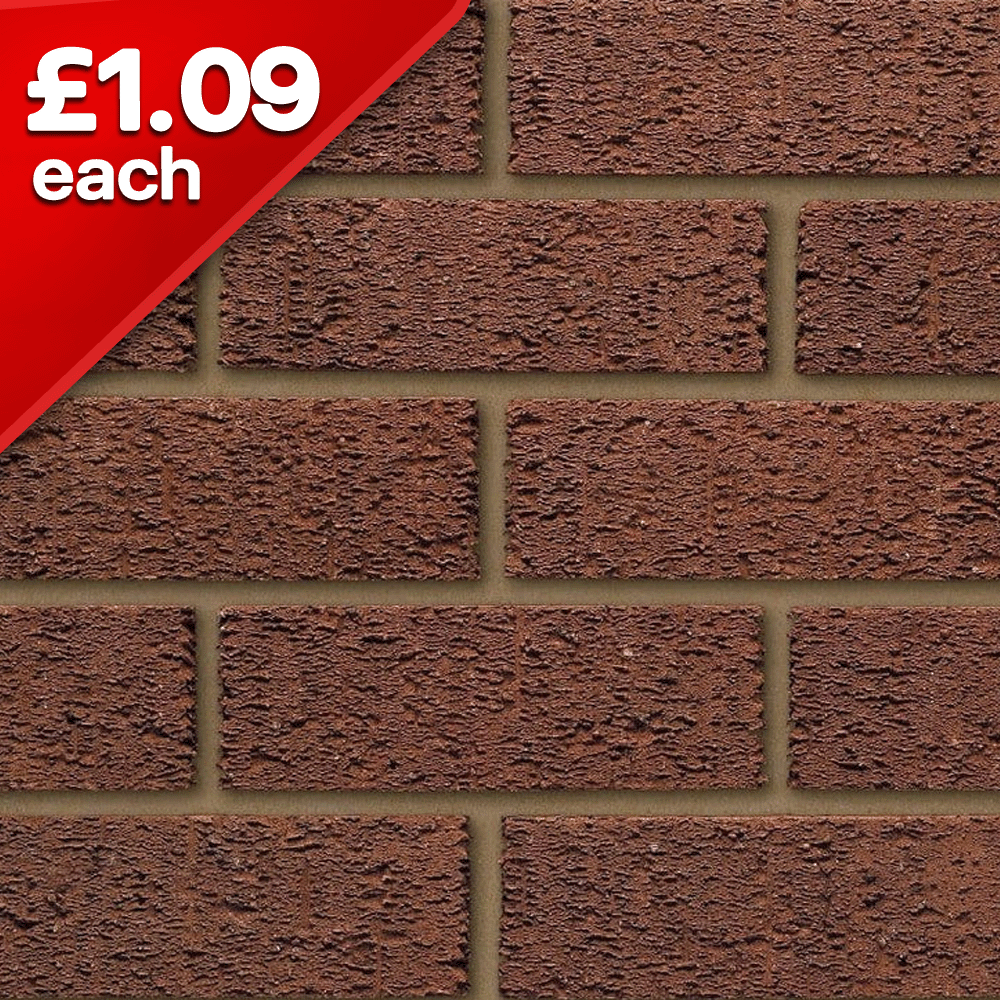 Aldridge Multi Rustic 73mm Facing Brick Pack of 332