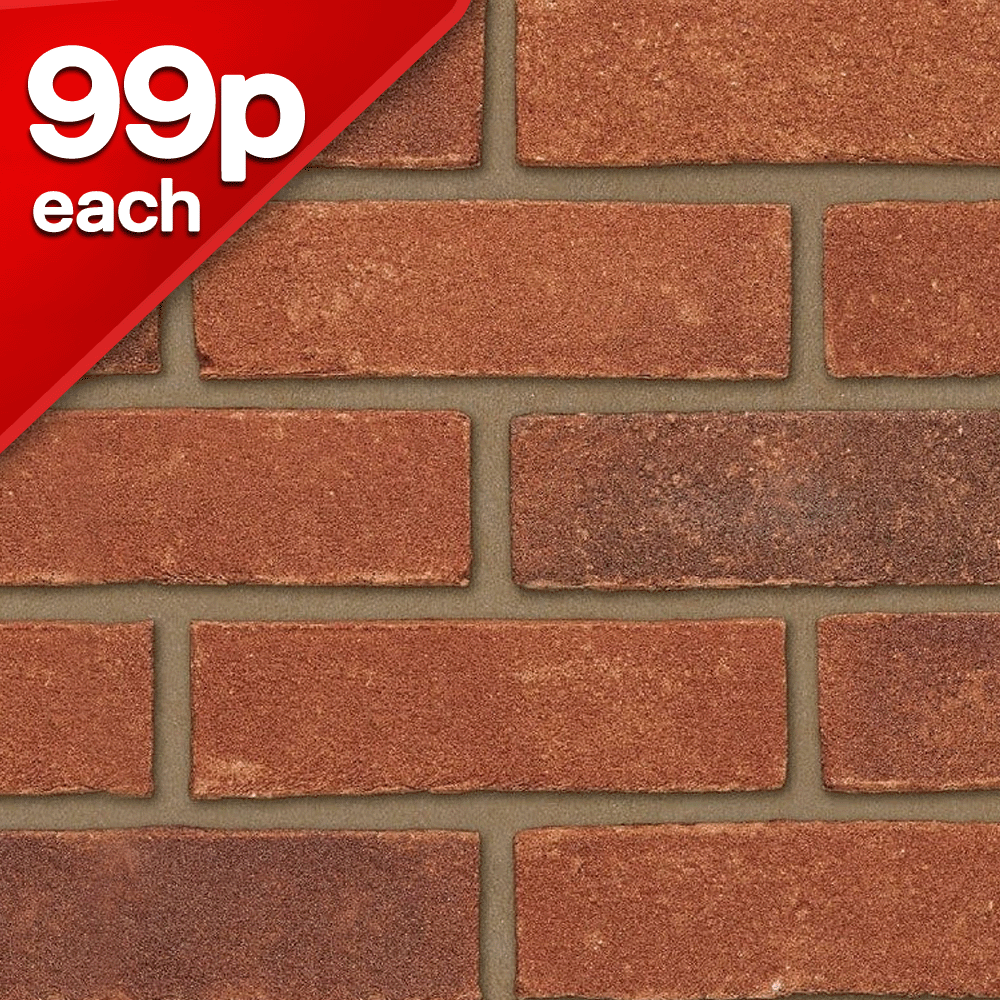 Audley Red Mixture Facing Brick Pack of 500