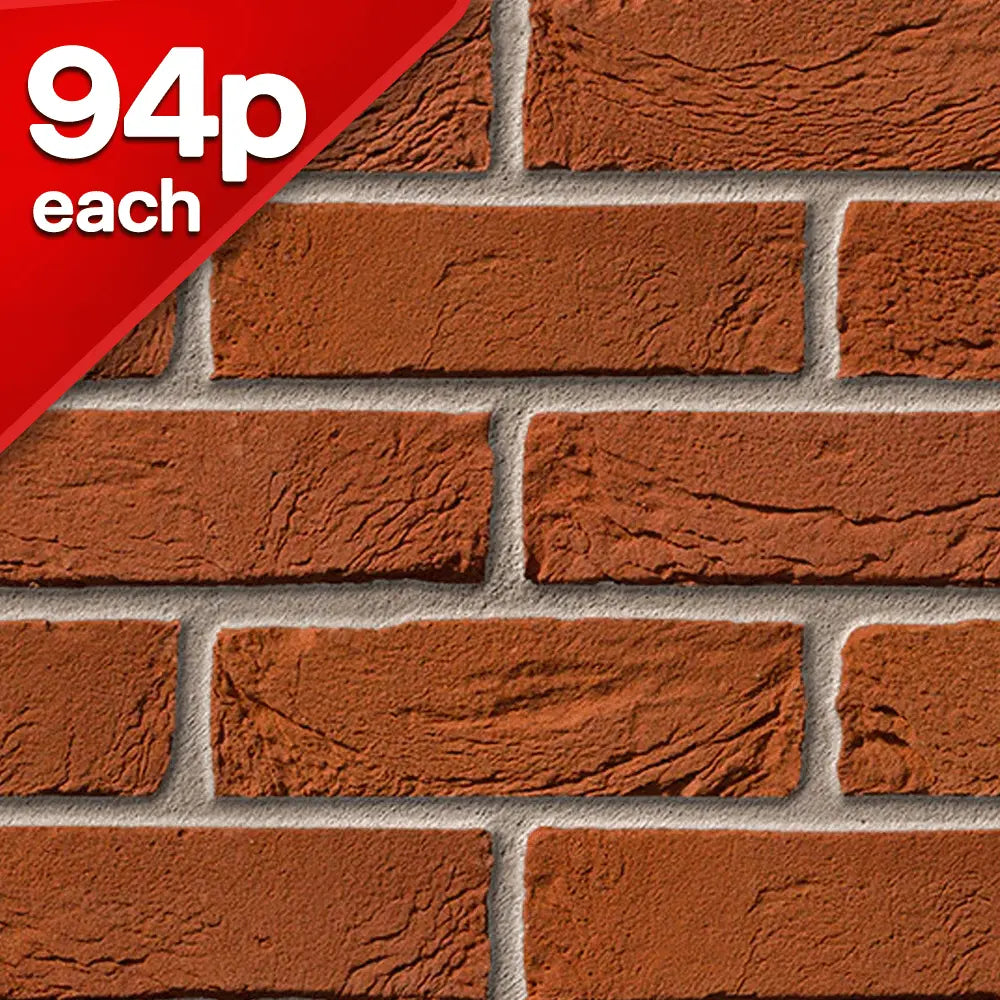 Bradgate Red Facing Brick Pack of 430 10000781