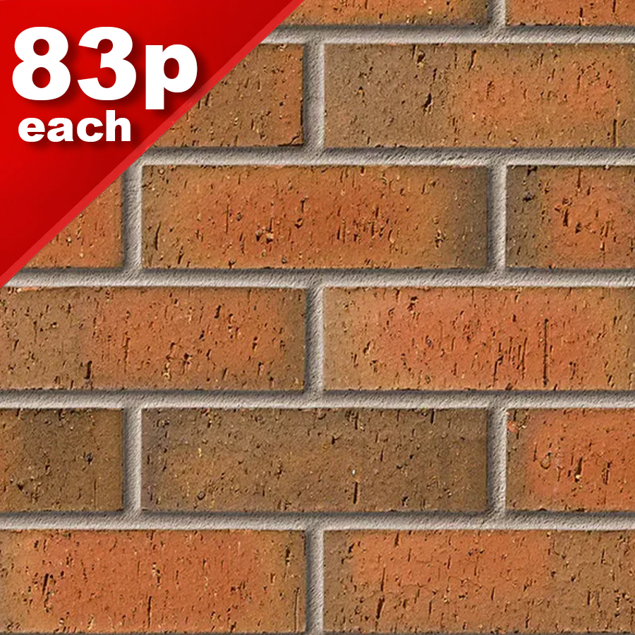 Etruria Mixture Facing Brick Pack of 500