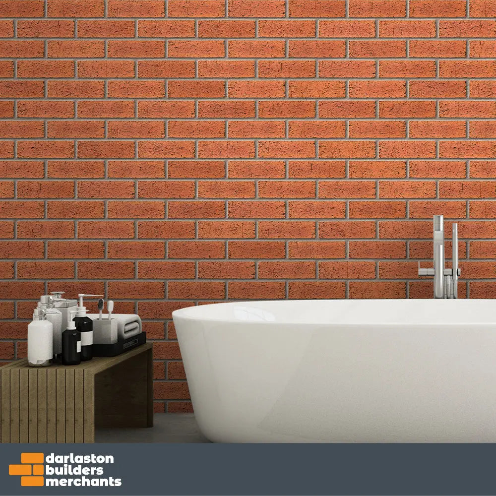 Hearted Red Rustic Facing Brick Pack of 500 10000827