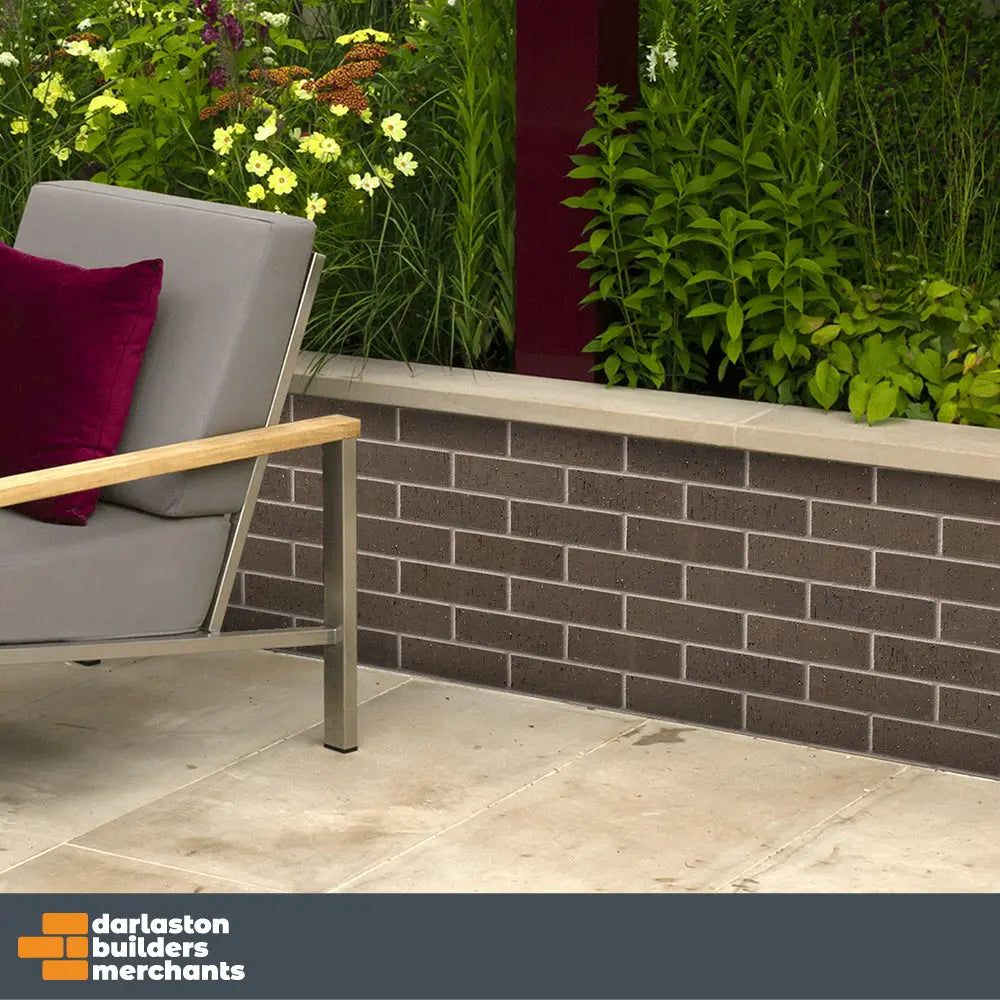 Himley Dark Brown Rustic Facing Brick Pack of 360 10000829
