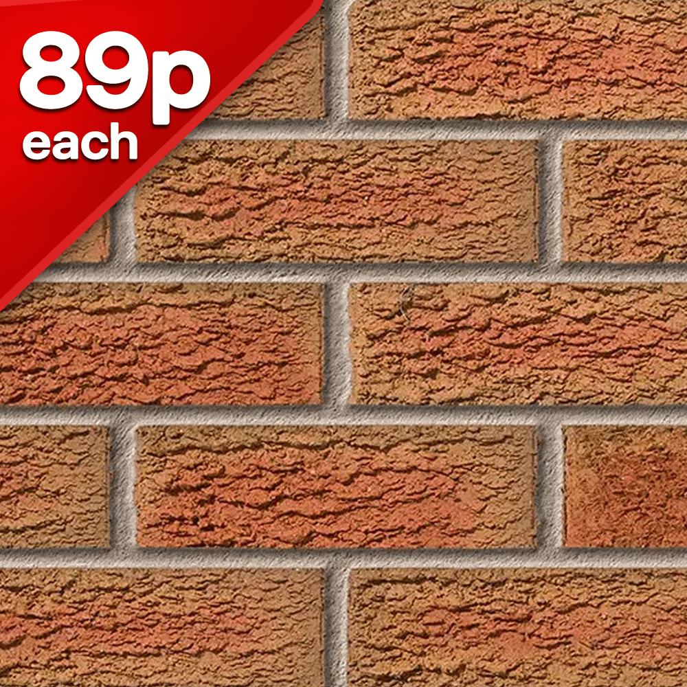Manorial Mixture Facing Brick 65mm Pack of 500