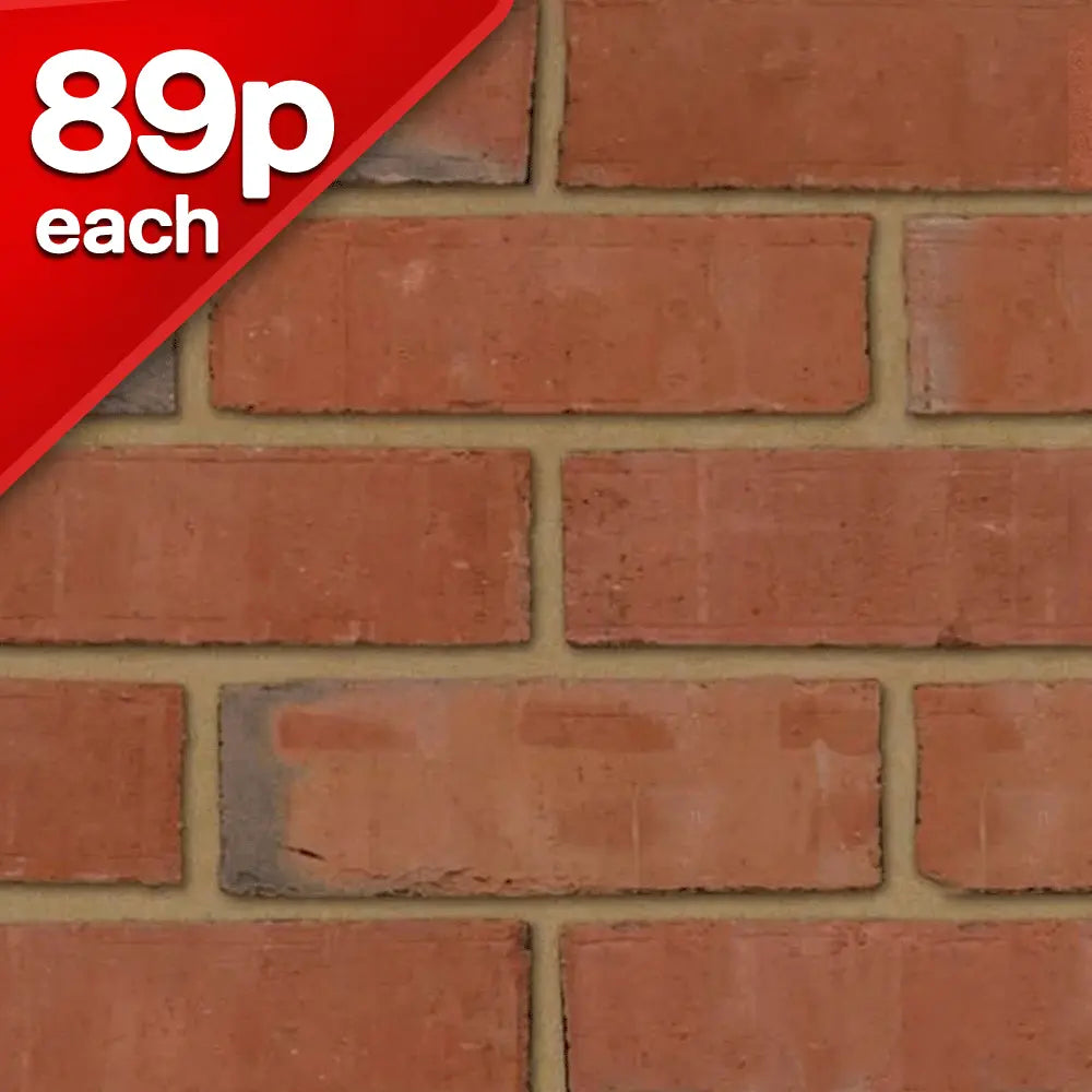 Priory Red Multi Facing Brick Pack of 400 10000885