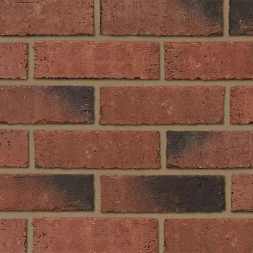 Priory Weathered Red Facing Brick Pack of 400 10000886