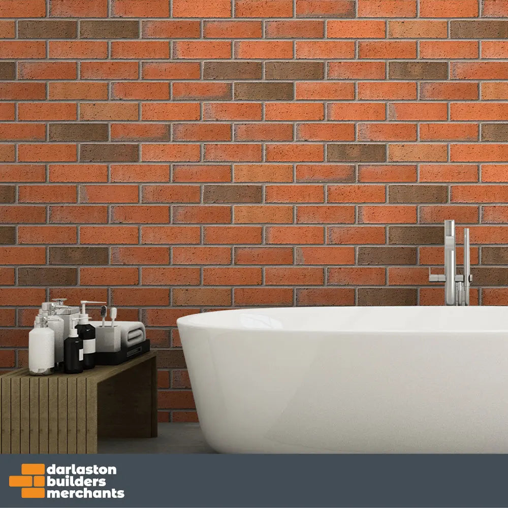 Roughdale Red Multi Ructic Facing Brick Pack of 404 IBSTOCK BRICK LTD