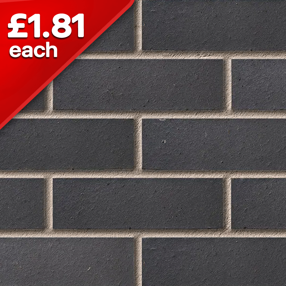 Staffordshire Slate Blue 73mm Facing Brick Pack of 340