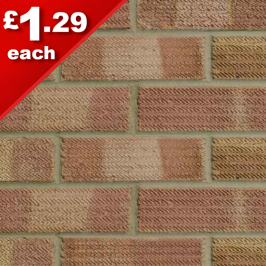 Lbc Rustic 65mm Facing Brick Pack of 390