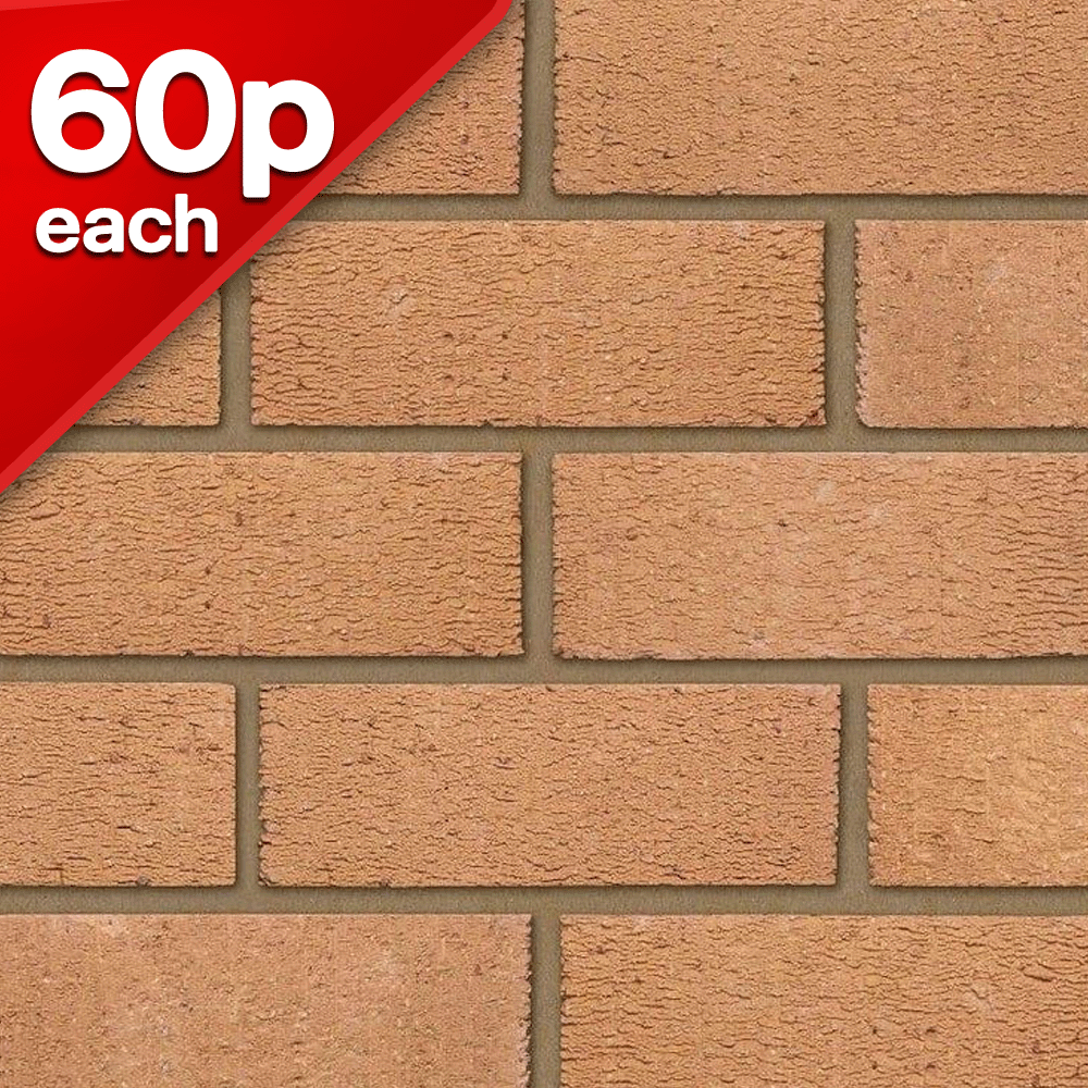 Anglian Buff Multi Rustic 73mm N/S Facing Brick Pack of 292