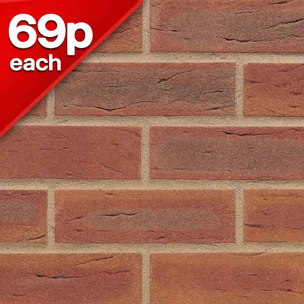 Sunset Red Multi Facing Brick Pack of 430