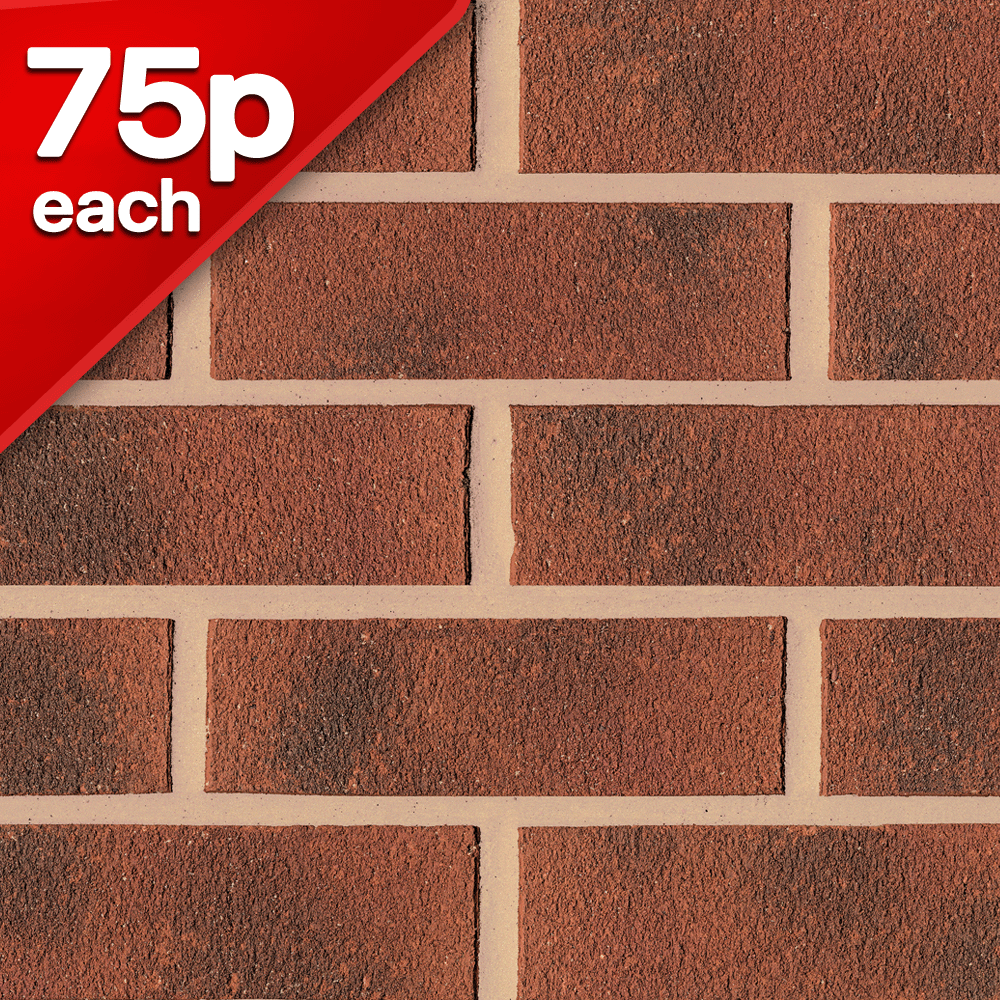 Carlton 65mm Priory Mixture Facing Brick Pack of 504