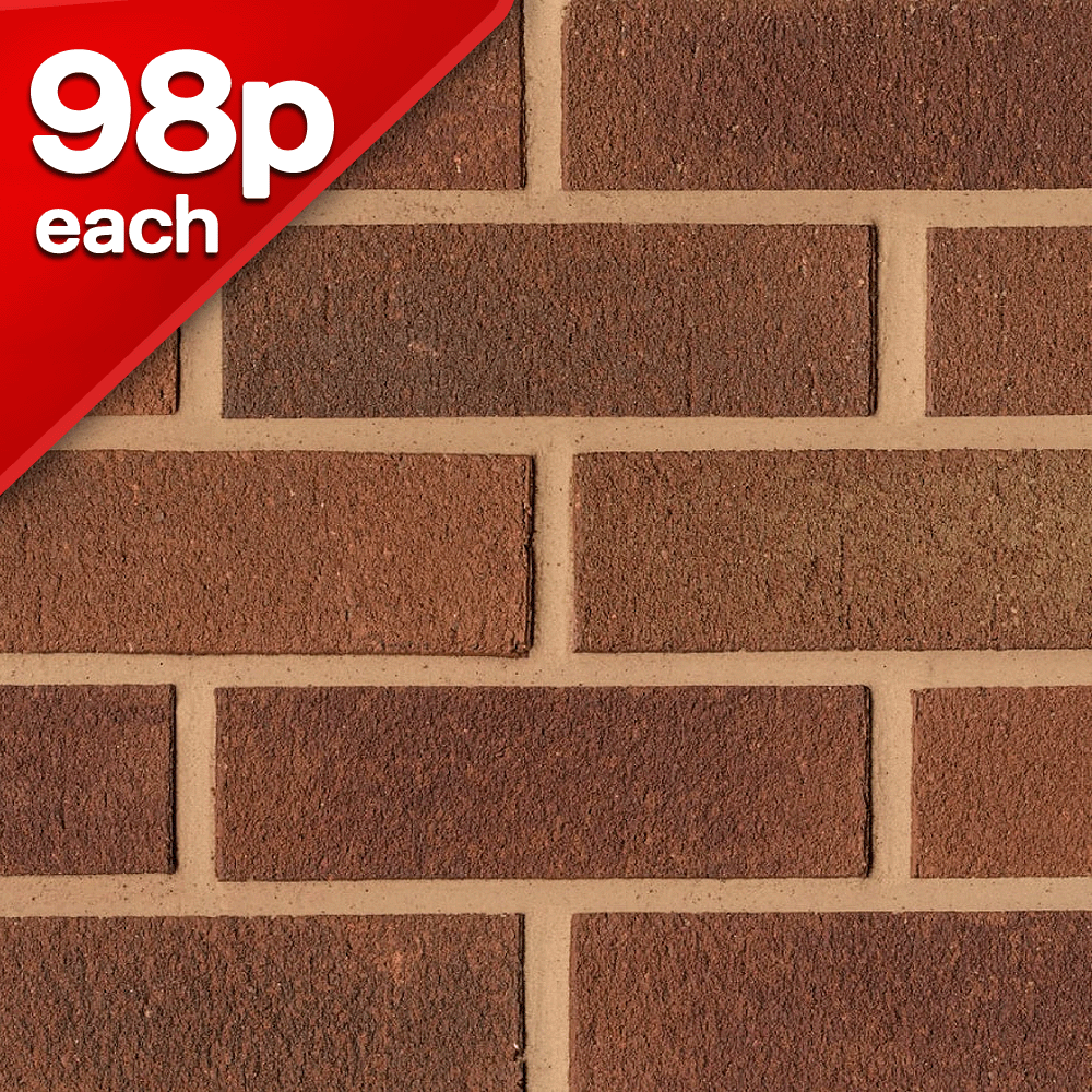 Carlton 73mm Heather Rustic Facing Brick Pack of 464