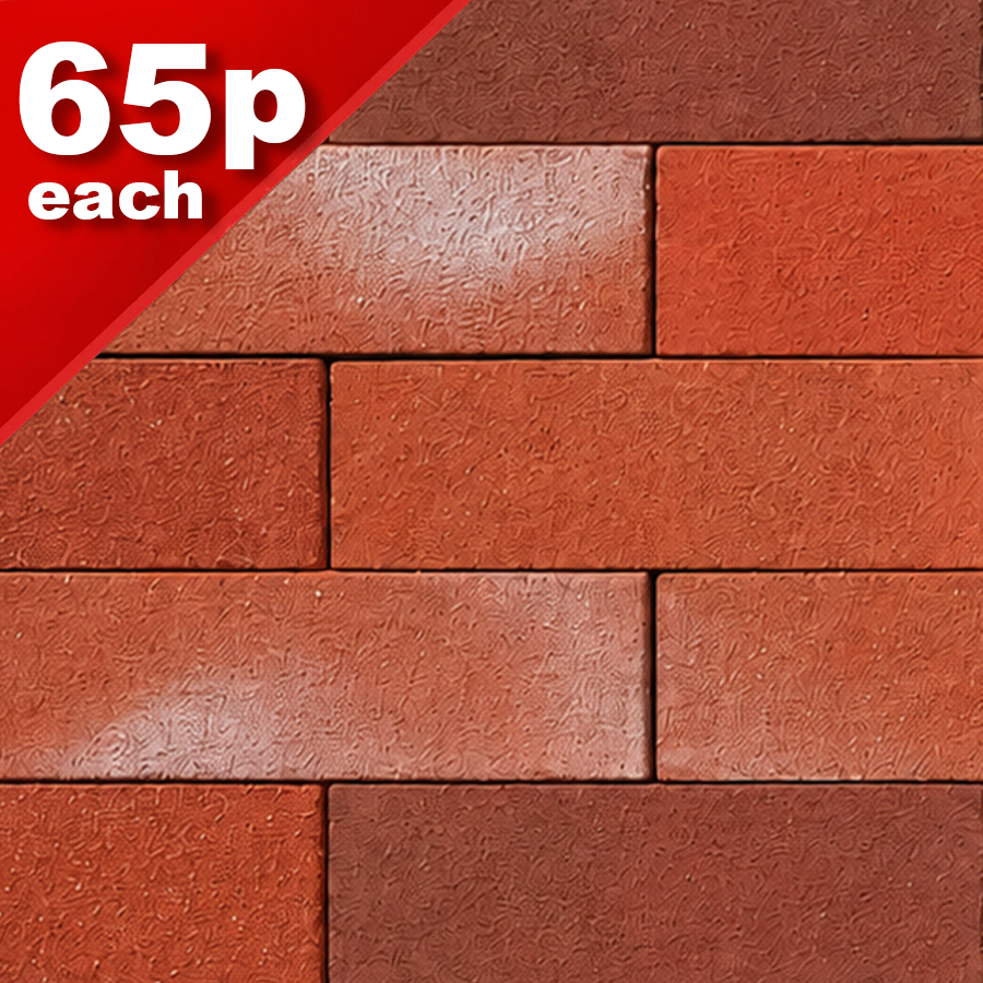 65mm Heather Sandface Facing Brick Pack of 500 (London LBC Heather Copy)