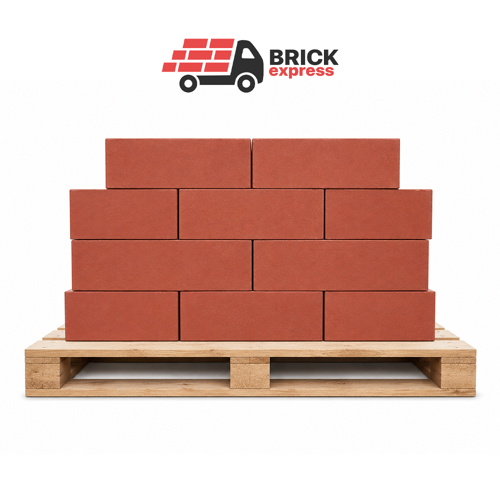 Ibstock 65mm Barford Red Smooth N/S Facing Brick Pack of 412