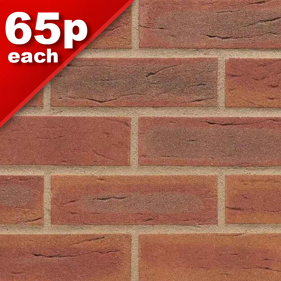 Sunset Red Multi Facing Brick Pack of 430