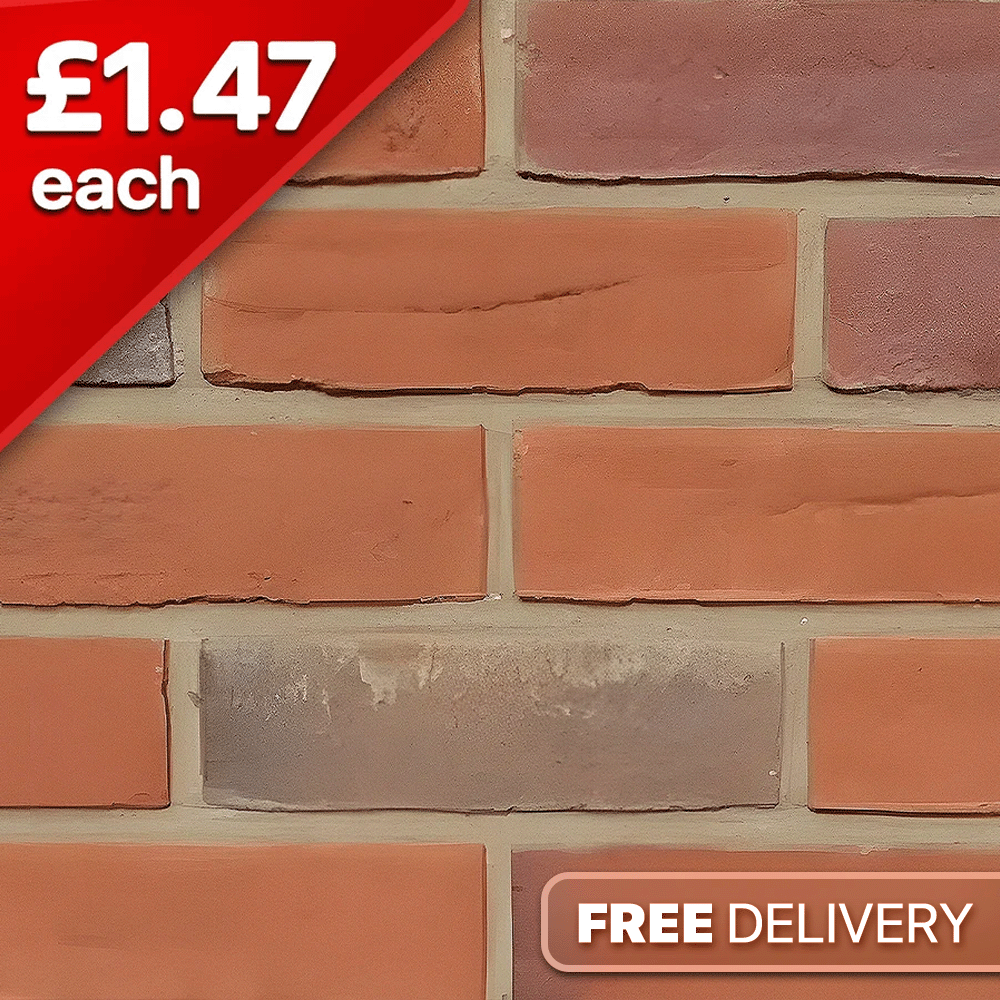 Uk Uk Brick Hurstwood Red Multi Pack Of 384