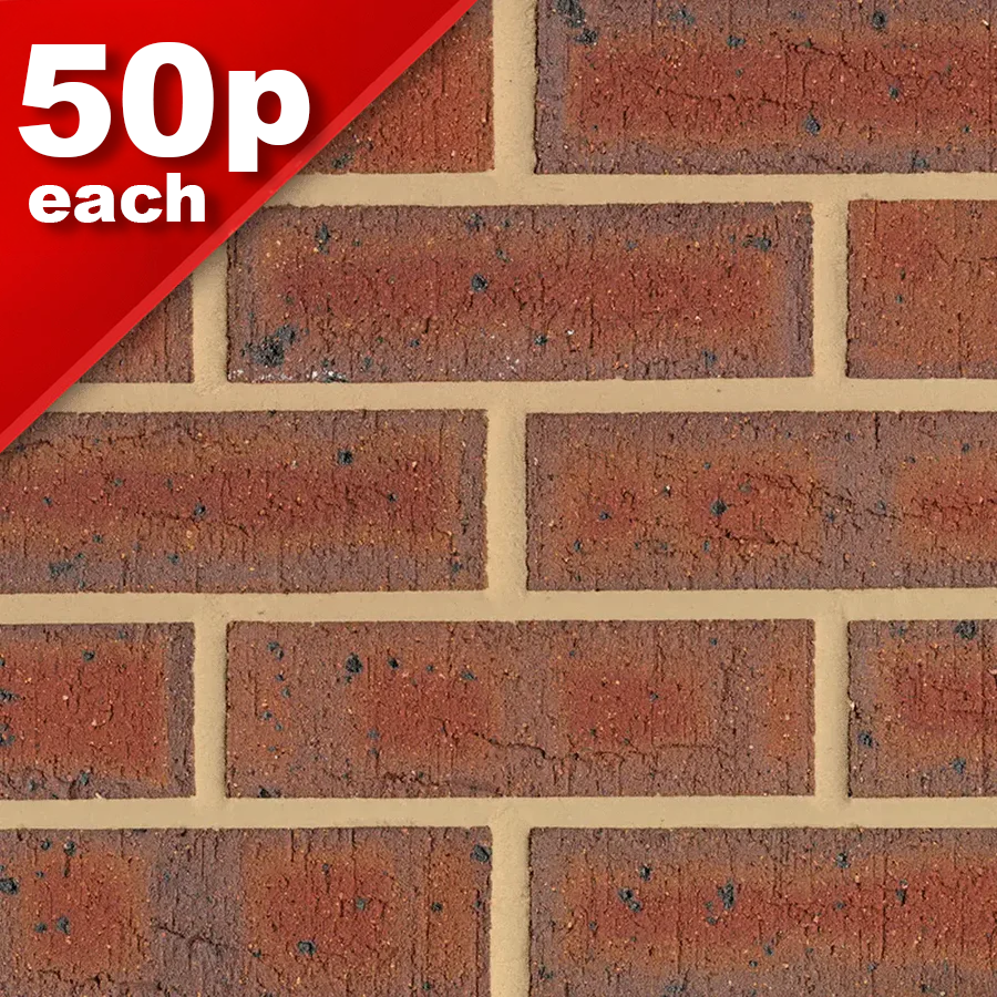 Wrekin Dark Red Facing Brick Pack of 400
