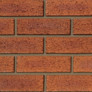 Ibstock Hearted Red Rustic 65mm Red Dragfaced Brick