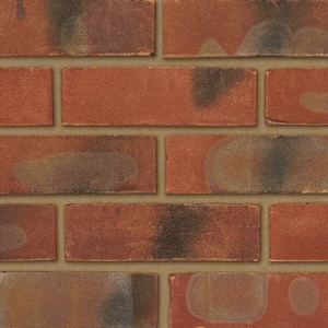 Ibstock Leicester Weathered Multi 65mm Red Multi Sandfaced Brick