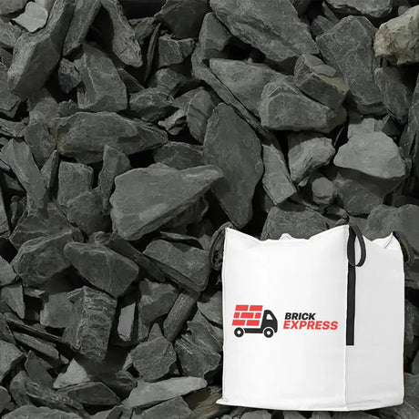 20mm Graphite Slate Chippings Bulk Jumbo Bag Gravel LONG RAKE SPAR CO LTD