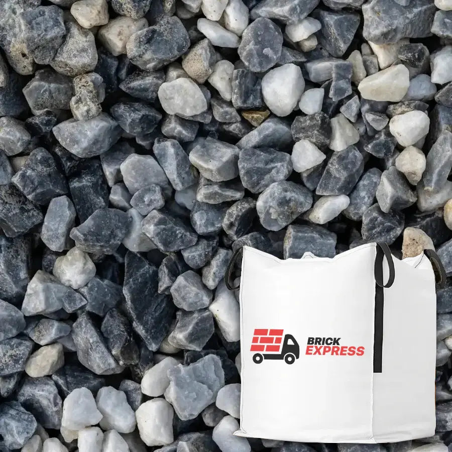 Polar Ice 20mm Chippings Bulk Jumbo Bag Gravel LONG RAKE SPAR CO LTD