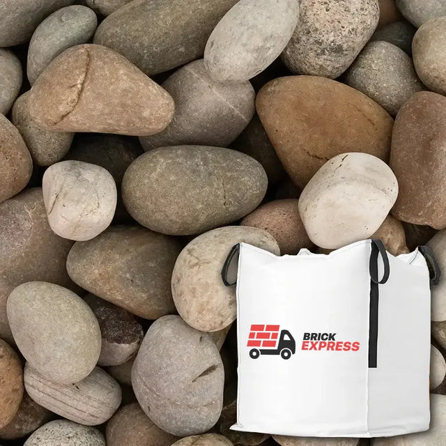 Trent Cobbles 40-100mm Bulk Jumbo Bag Gravel LONG RAKE SPAR CO LTD