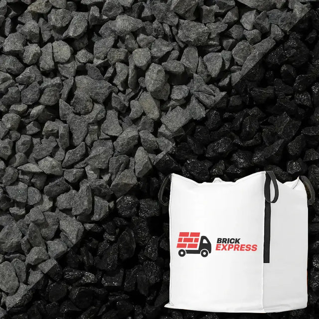 14mm Black Grey Chippings Bulk Jumbo Bag Gravel RJ AGGREGATES LIMITED