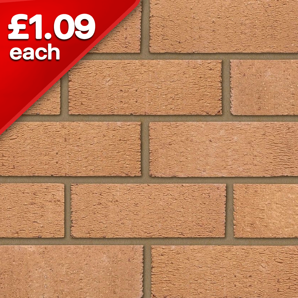 Anglian Buff Multi Rustic Facing Brick Pack of 500