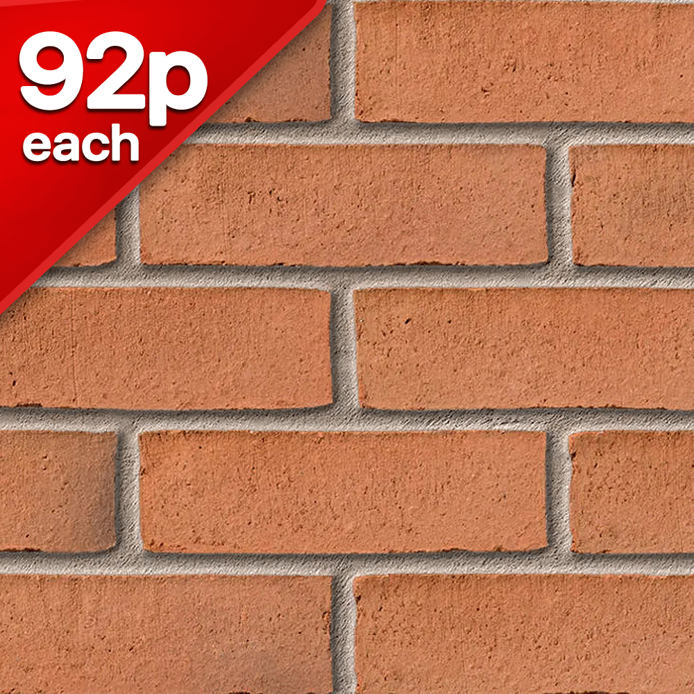 Arden Weathered Red Facing Brick Pack of 500