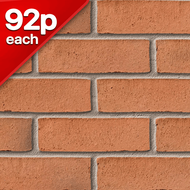 Arden Weathered Red Facing Brick Pack of 500