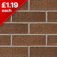 Bracken Brown Rustic Facing Brick Pack of 500 10000773