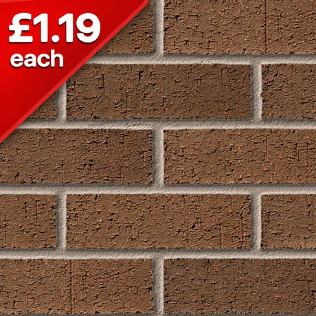 Bracken Brown Rustic Facing Brick Pack of 500 10000773