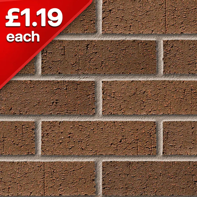 Bracken Brown Rustic Facing Brick Pack of 500 10000773