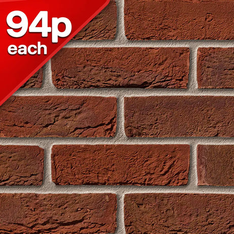Bradgate Claret Facing Brick Pack of 430 10000774