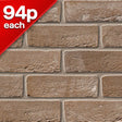 Bradgate Medium Grey Facing Brick Pack of 430 10000779