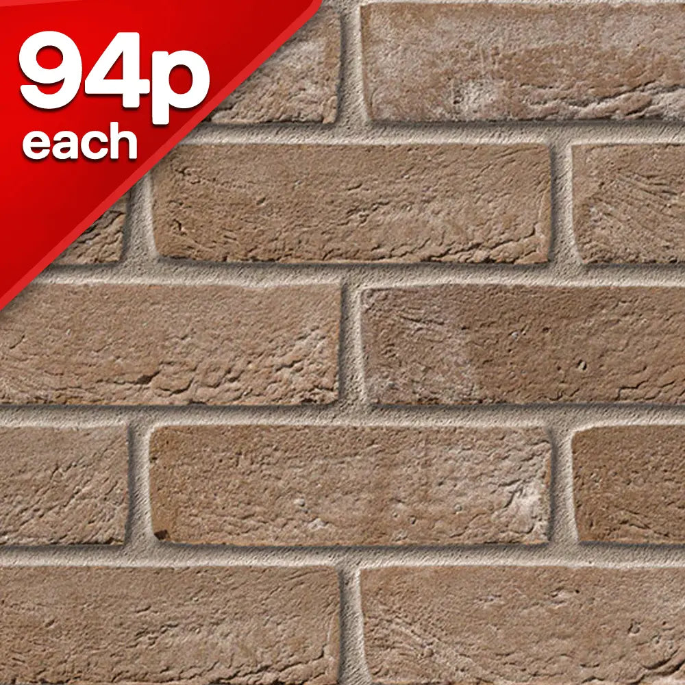 Bradgate Medium Grey Facing Brick Pack of 430 10000779