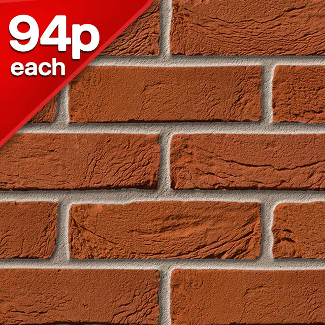 Bradgate Red Facing Brick Pack of 430 10000781