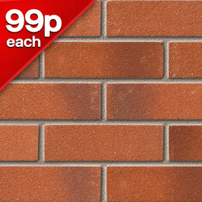 Bridgwater Weathered Red Facing Brick of 500 10000783
