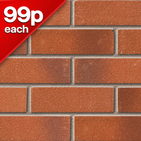 Bridgwater Weathered Red Facing Brick of 500 10000783