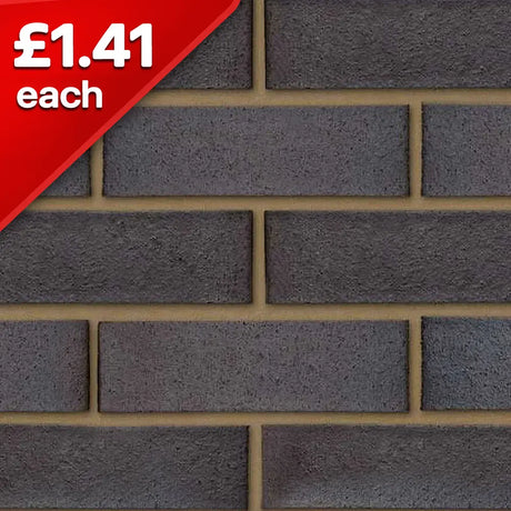 Brunel Smooth Blue Solid Facing Brick Pack of 552 10000789
