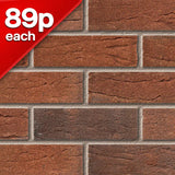 Brunswick Antique Red Facing Brick Pack of 500 10000790