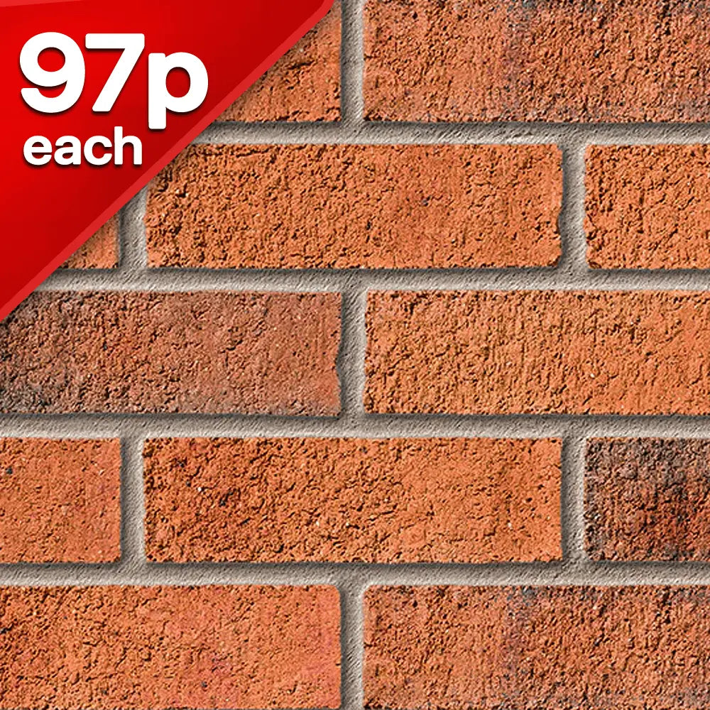Calderstone Claret Facing Brick Pack of 500 10000797