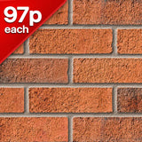 Calderstone Claret Facing Brick Pack of 500 10000797
