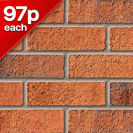 Calderstone Claret Facing Brick Pack of 500 10000797