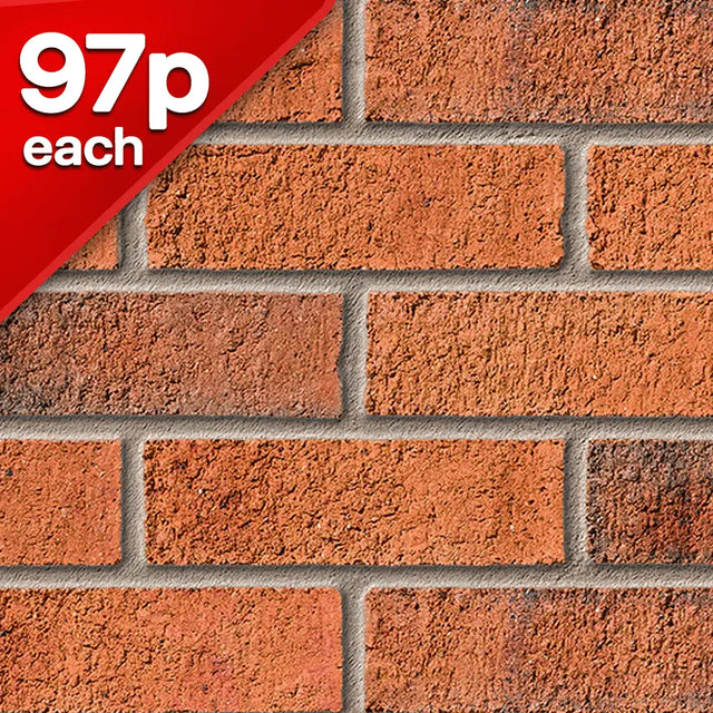Calderstone Claret Facing Brick Pack of 500 10000797