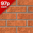 Calderstone Russet Facing Brick Pack of 500 10000798