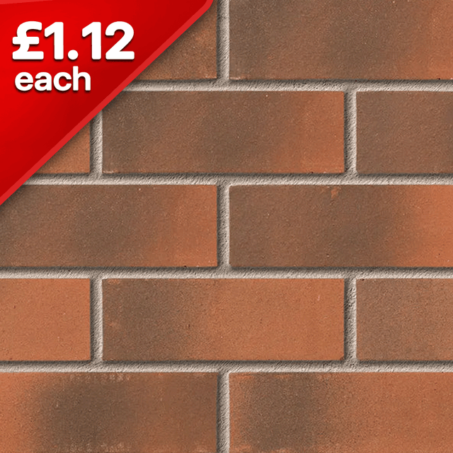 Callerton Weathered Flashed 73mmFacing Brick Pack of 460