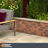 Callerton Weathered Flashed 73mmFacing Brick Pack of 460