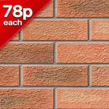 Cavendish Dorket Fireglow Facing Brick Pack of 475 10000801