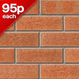 Cheshire Weathered Facing Brick 73mm Pack of 404 10000803